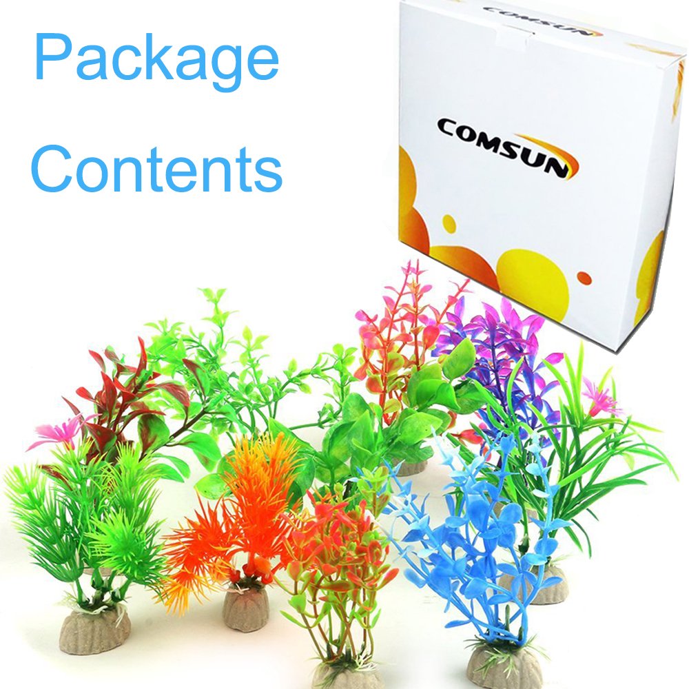 COMSUN plantes artificielles aquarium petites – maintenance minime et durabilité.