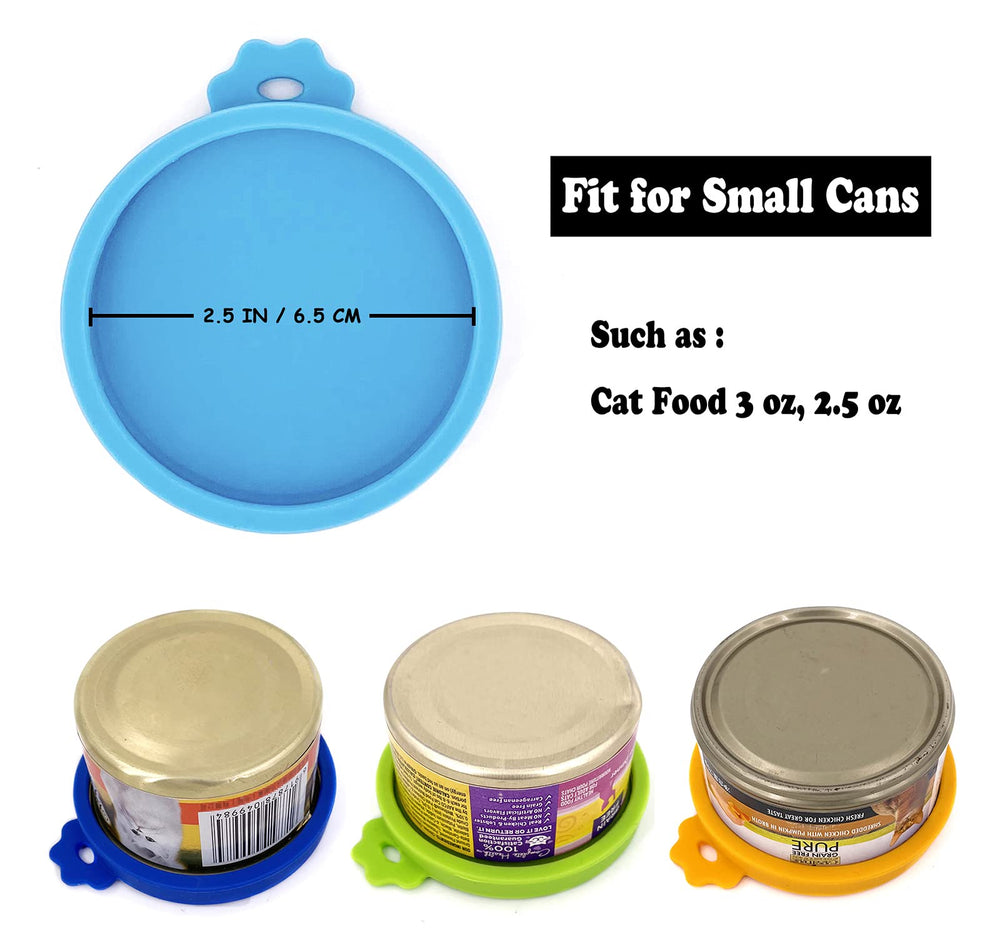 Couvercle en silicone Comtim pour boîte chat 2,5oz pratique et réutilisable.