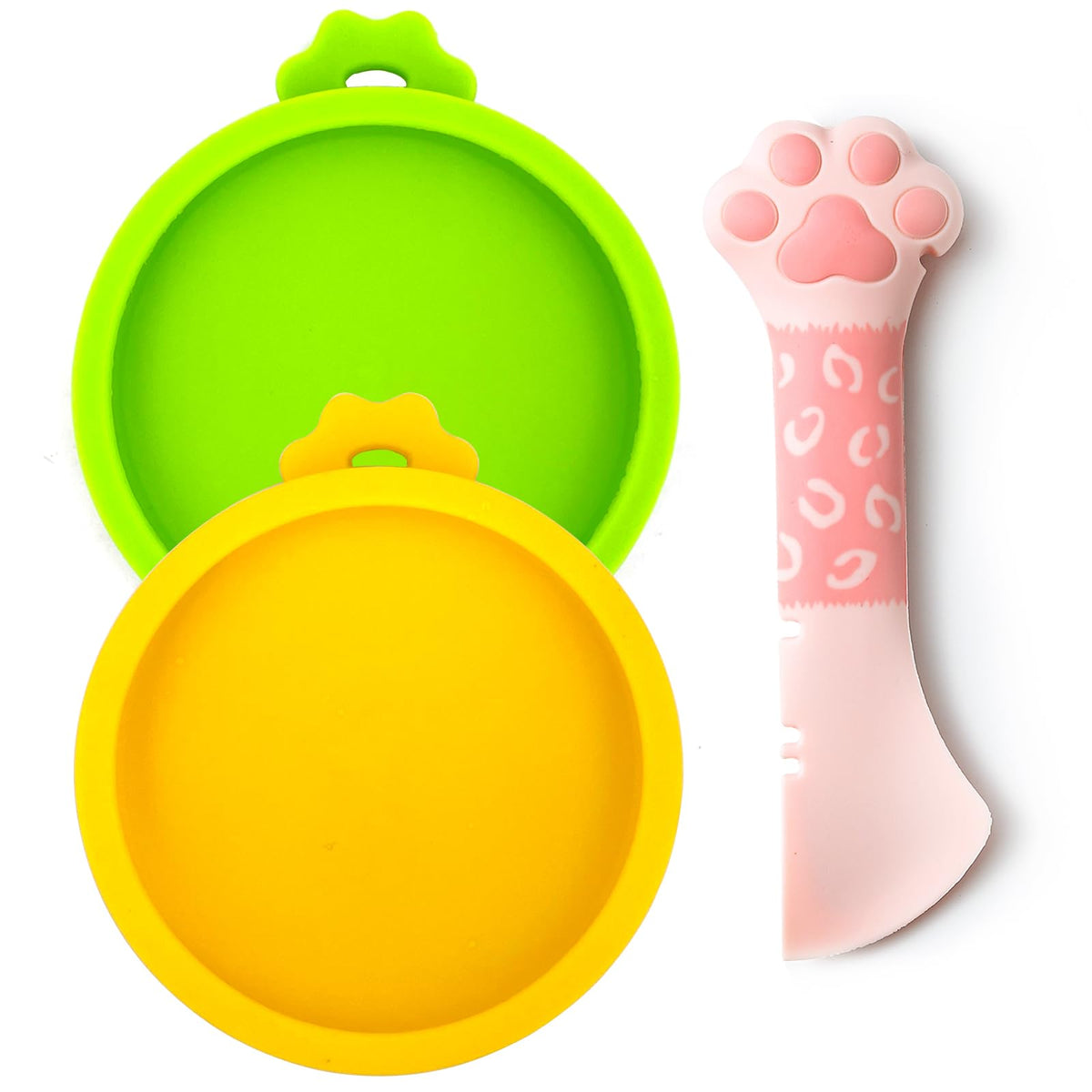 Couvercles silicone Comtim pour petites boîtes chat, frais préservé.