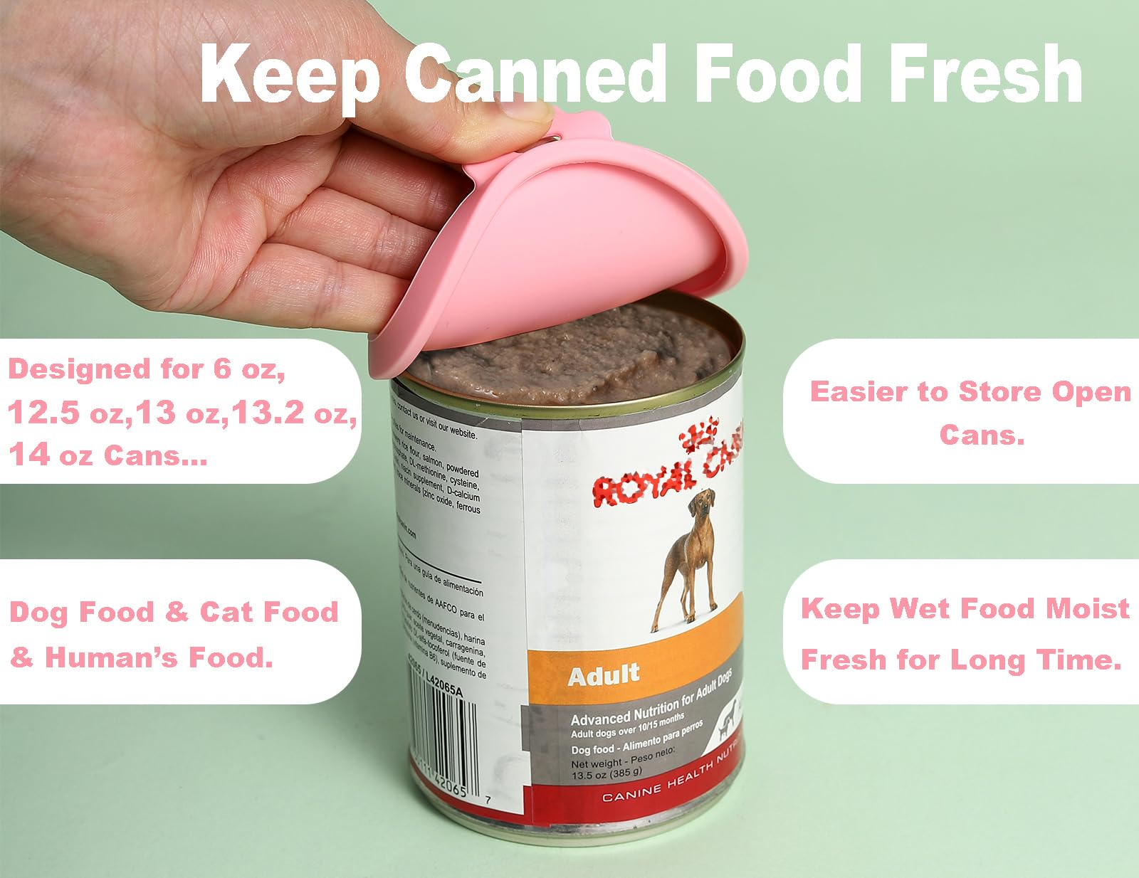 Utilisations polyvalentes: couvre aliments humains et animaux en conserve