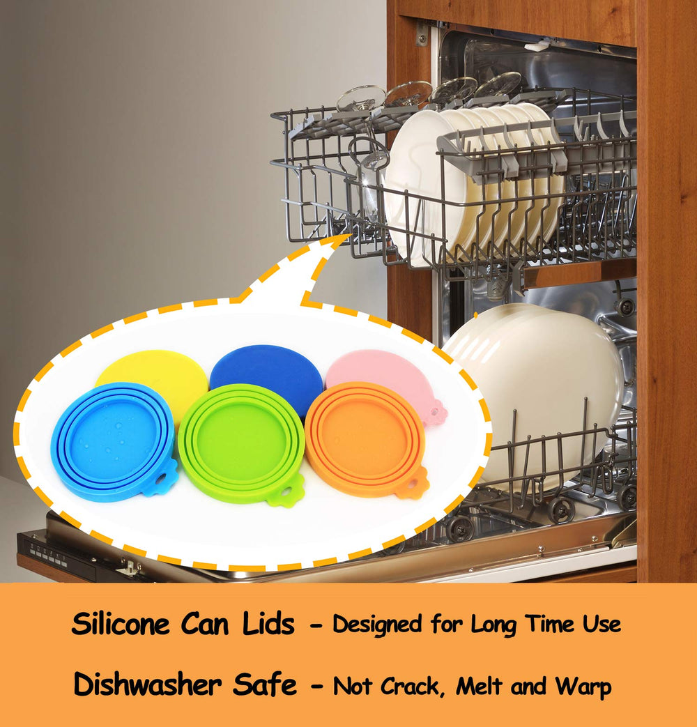 Lot de 6 couleurs assorties pour organiser le réfrigérateur et les boîtes.