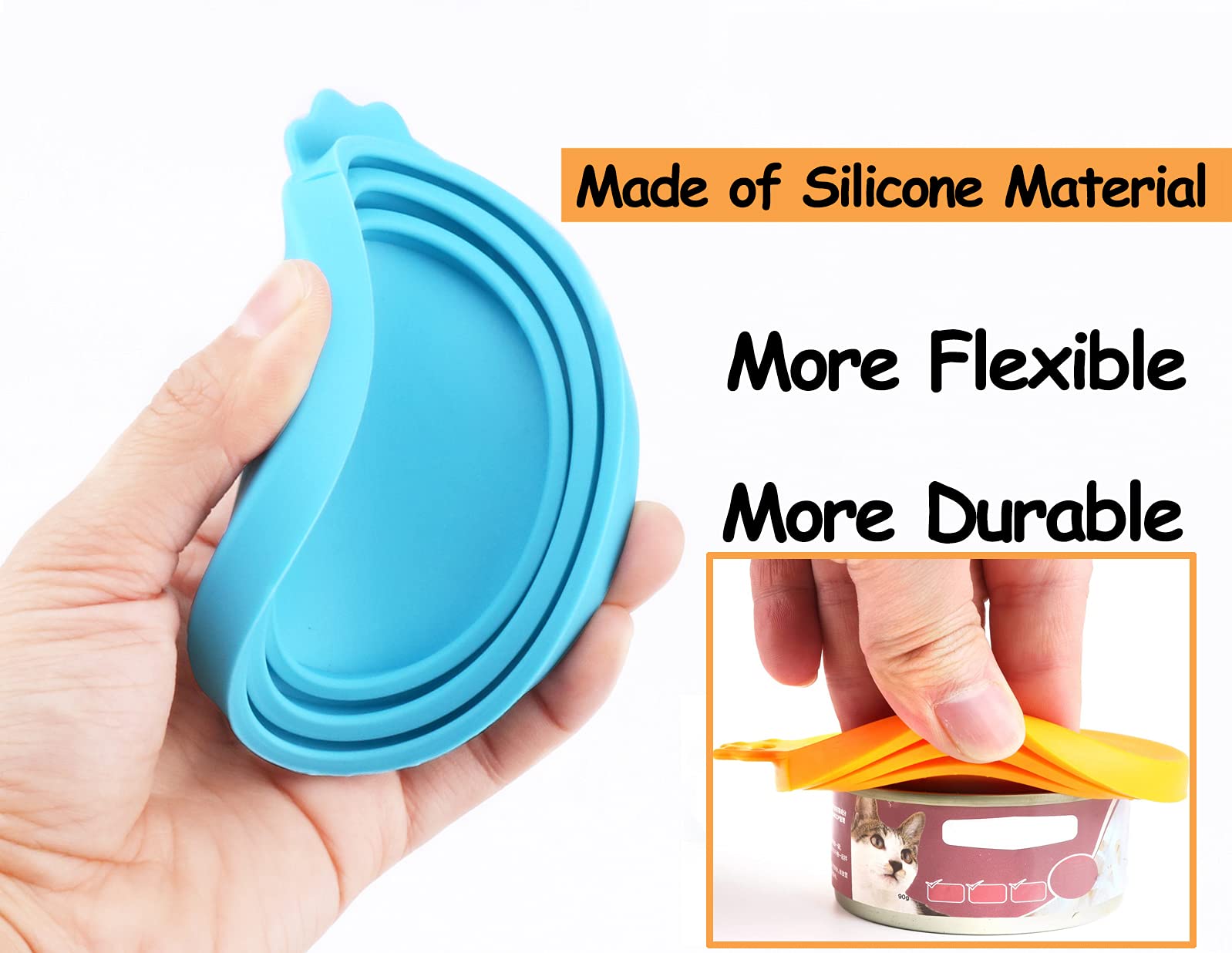 Comtim poignée en relief pour retirer facilement le couvercle silicone