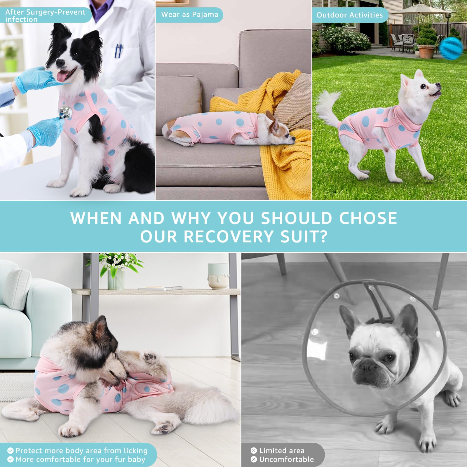 Utilisation quotidienne facile de la veste de convalescence comwish.