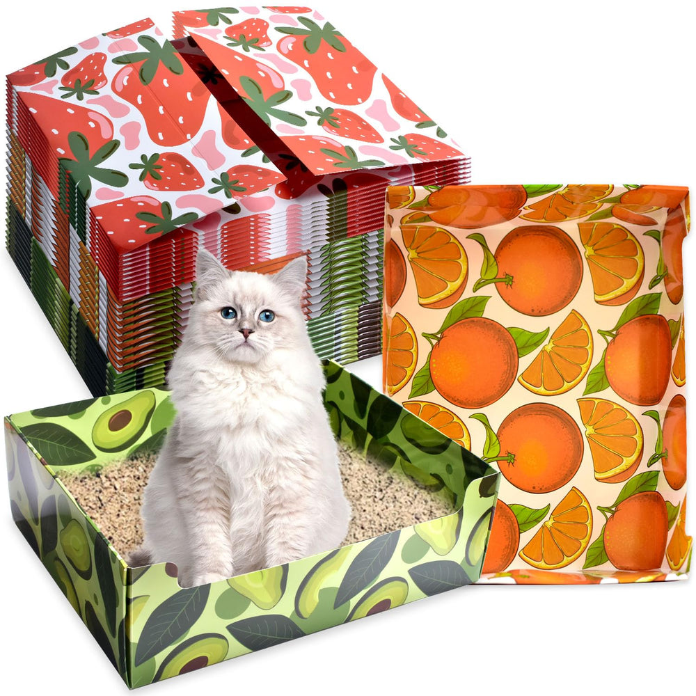 CONLI boîte jetable pliable, pratique lors des déplacements de votre chat.