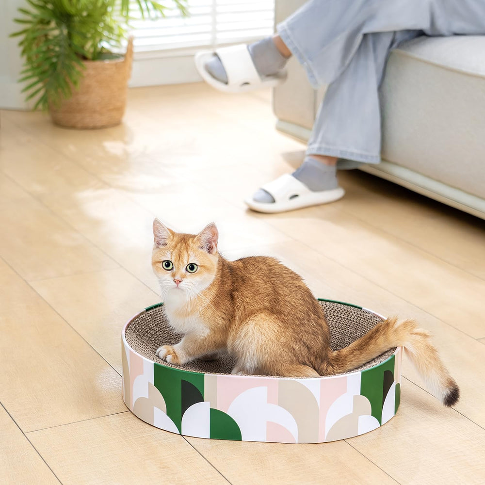 Conlun espace de détente et griffage tout-en-un pour chat d’intérieur.