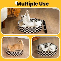 Conlun boîte griffage chat intérieur: espace généreux pour jouer et se détendre.