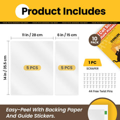 Conlun Protections-meubles tissu anti-rayures pour limiter les griffures.