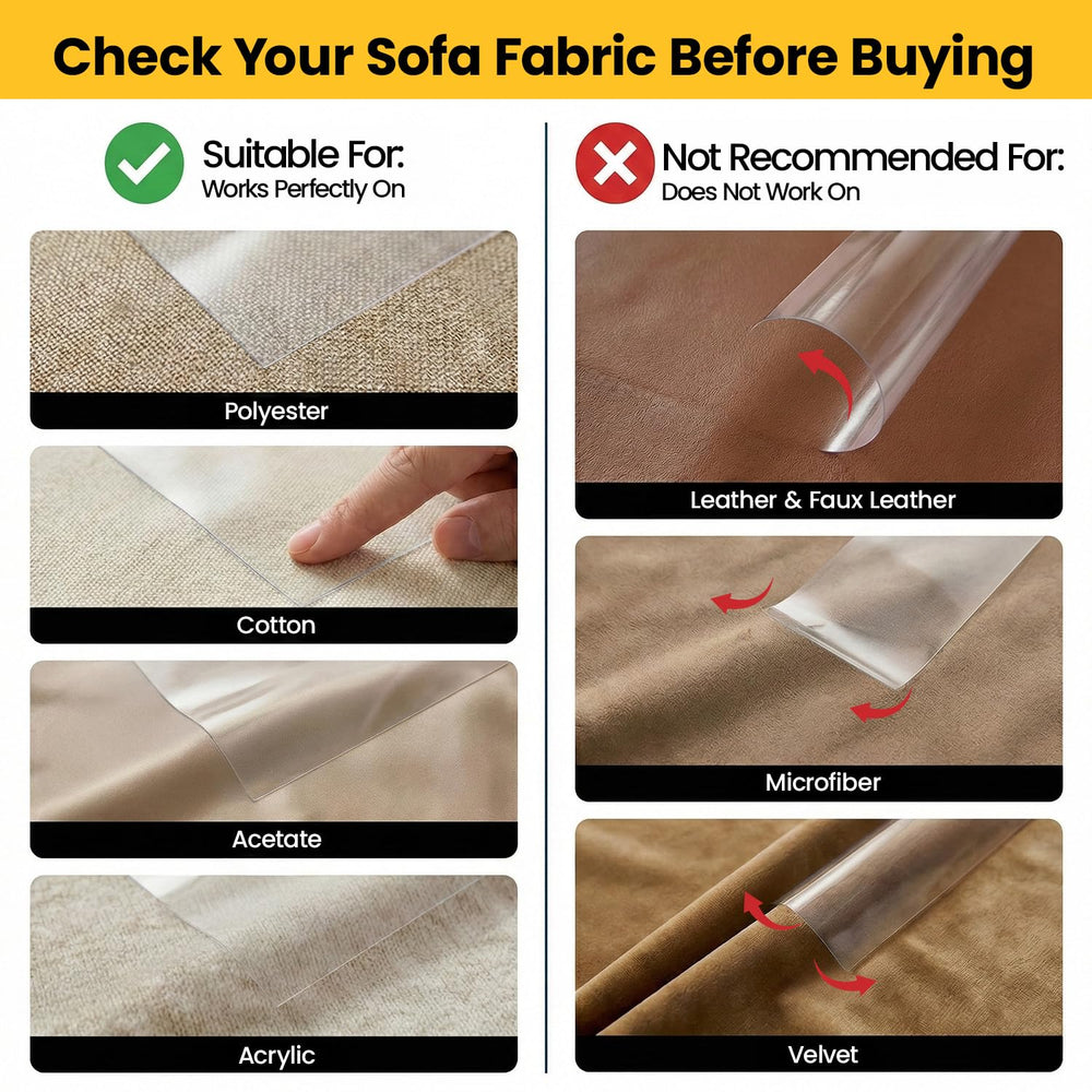 Conlun protège-meuble tissu sans résidu – installation propre et durable.