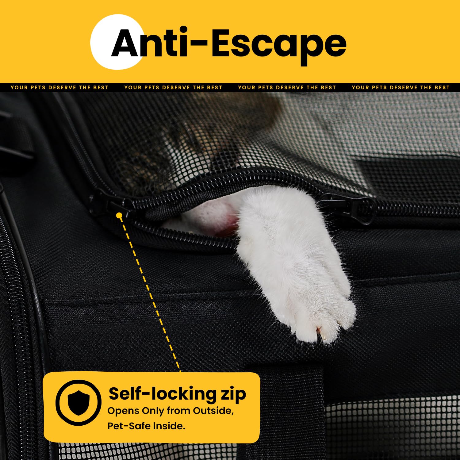 Conlun Sac Porte-Chat pliable pour rangement rapide