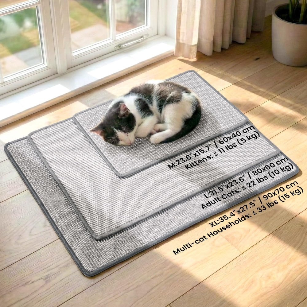 Sisal durable et sûr pour les griffes des chats d'intérieur.