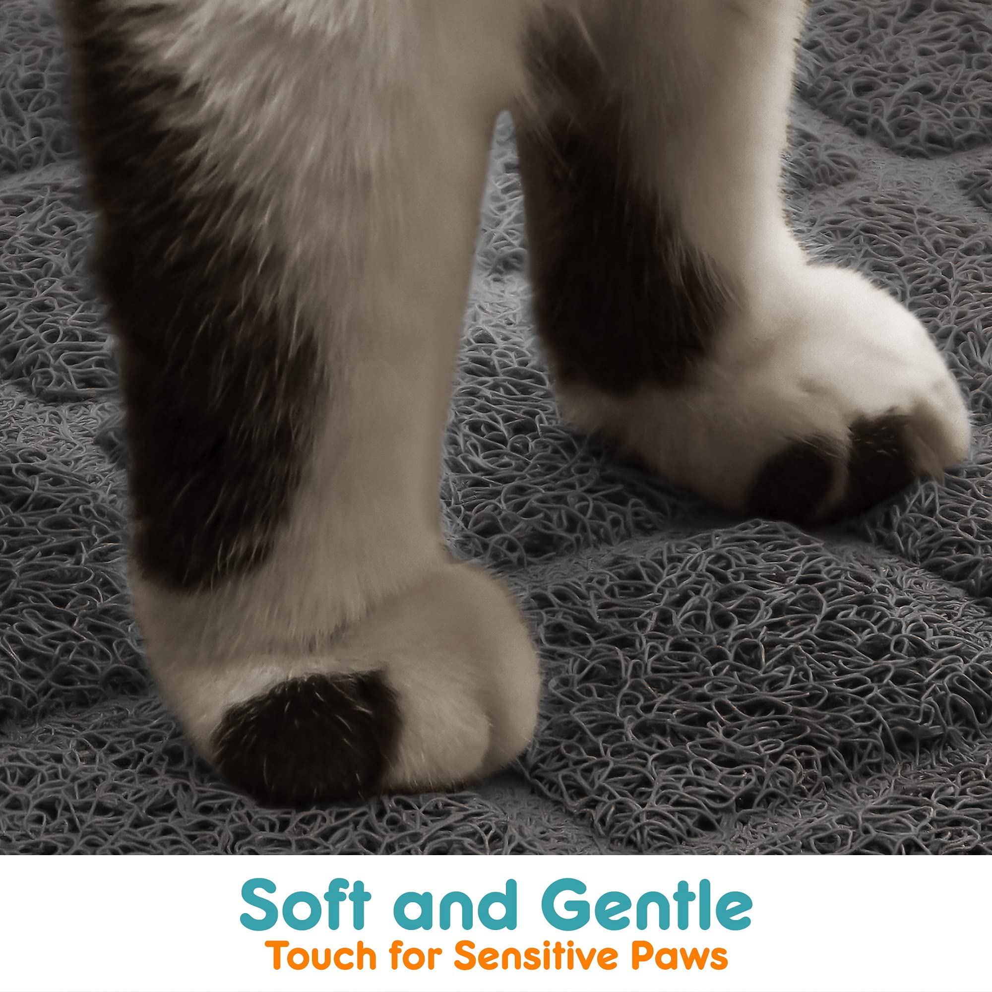 Conlun-tapis-litière-chat-imperméable, protège le sol des éclaboussures.