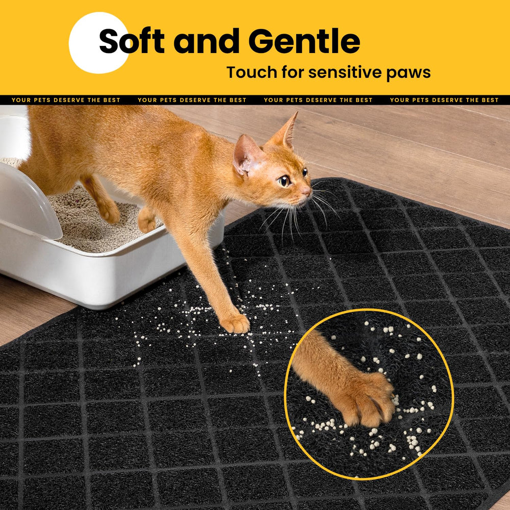 Conlun tapis nettoyage facile: dépoussiérage rapide et rinçage simple.