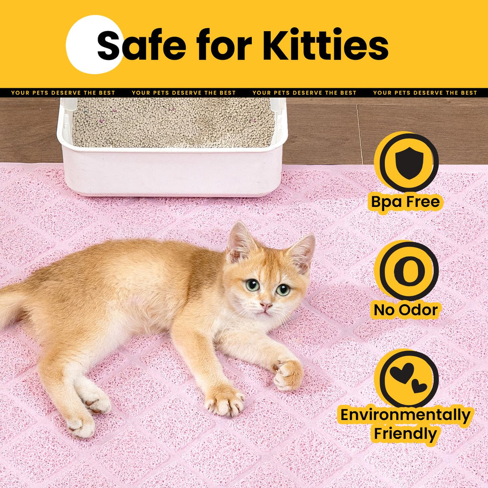 Conlun tapis-litière chat usage quotidien, facile à entretenir.