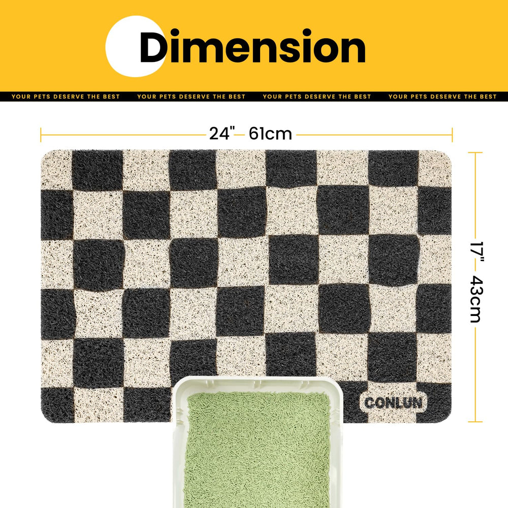 Conlun tapis litiere doux-pieds offre douceur et securite pour les pattes.