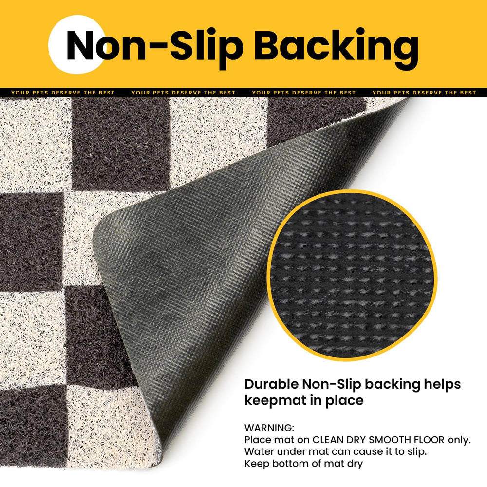 Conlun tapis litiere polyvalent peut servir aussi de tapis nourriture.