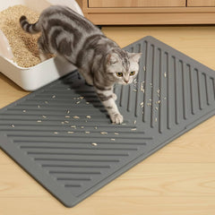 Conlun, tapis litiere silicone doux-pattes, douceur et retention des detrimals