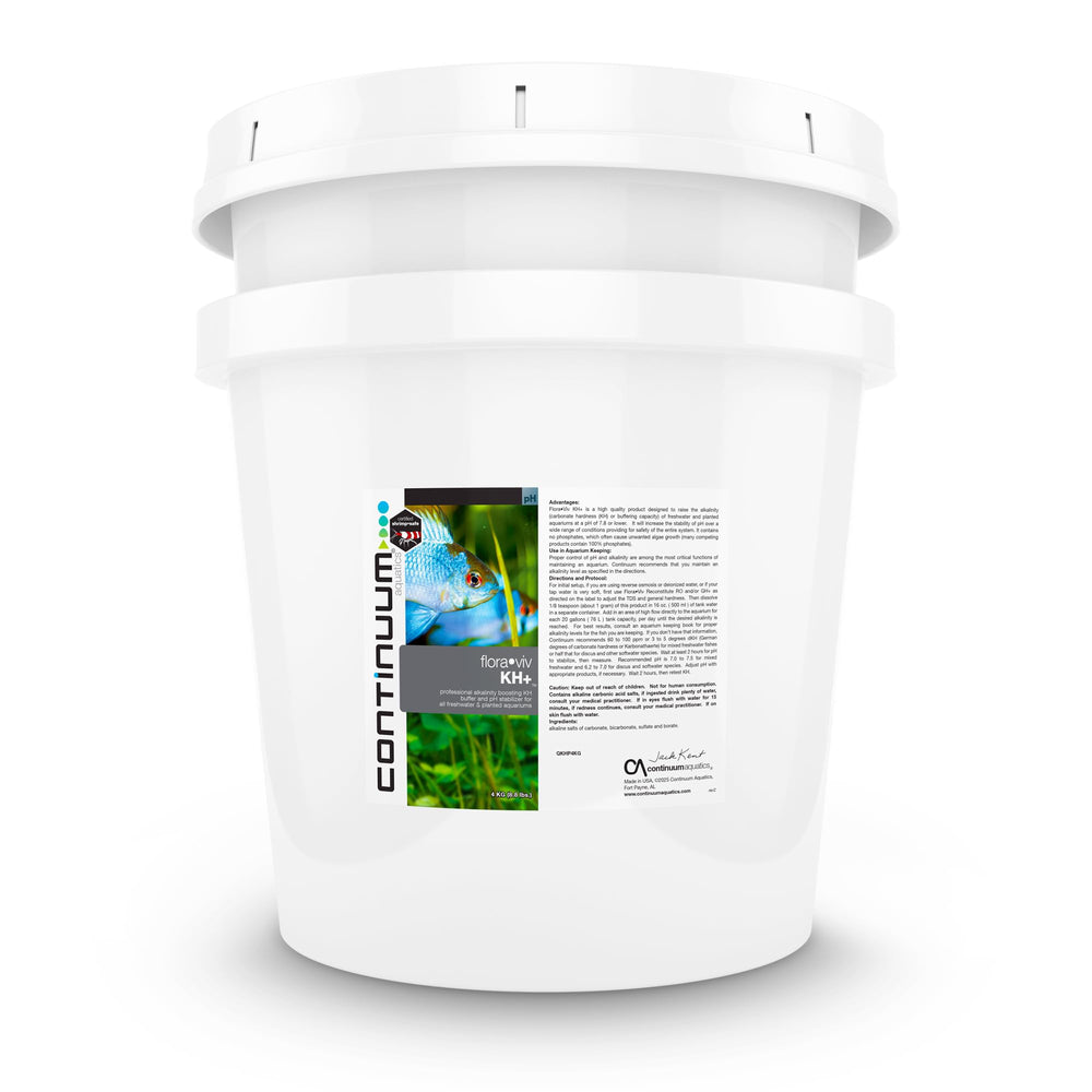 Flora Viv KH+ Continuum Aquatics, versement dans le seau 4000 g, stabilité du pH