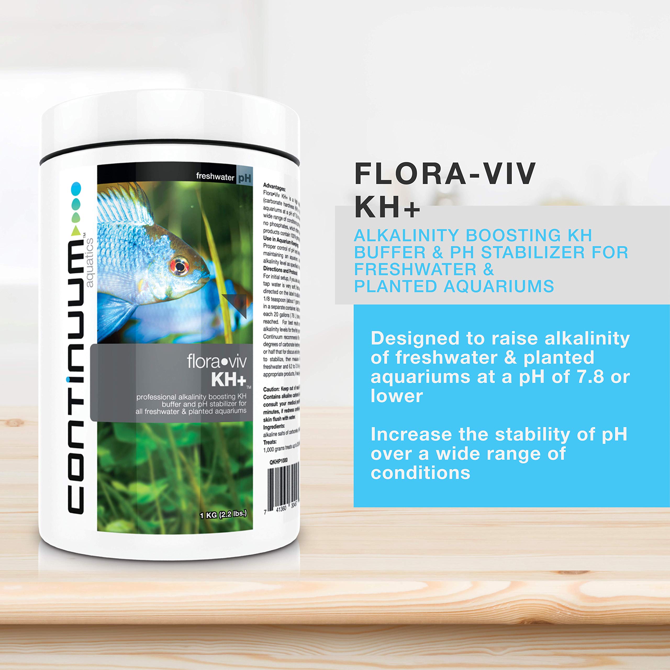 Flora Viv KH+ utilisée pour dosage et stabilité du bac