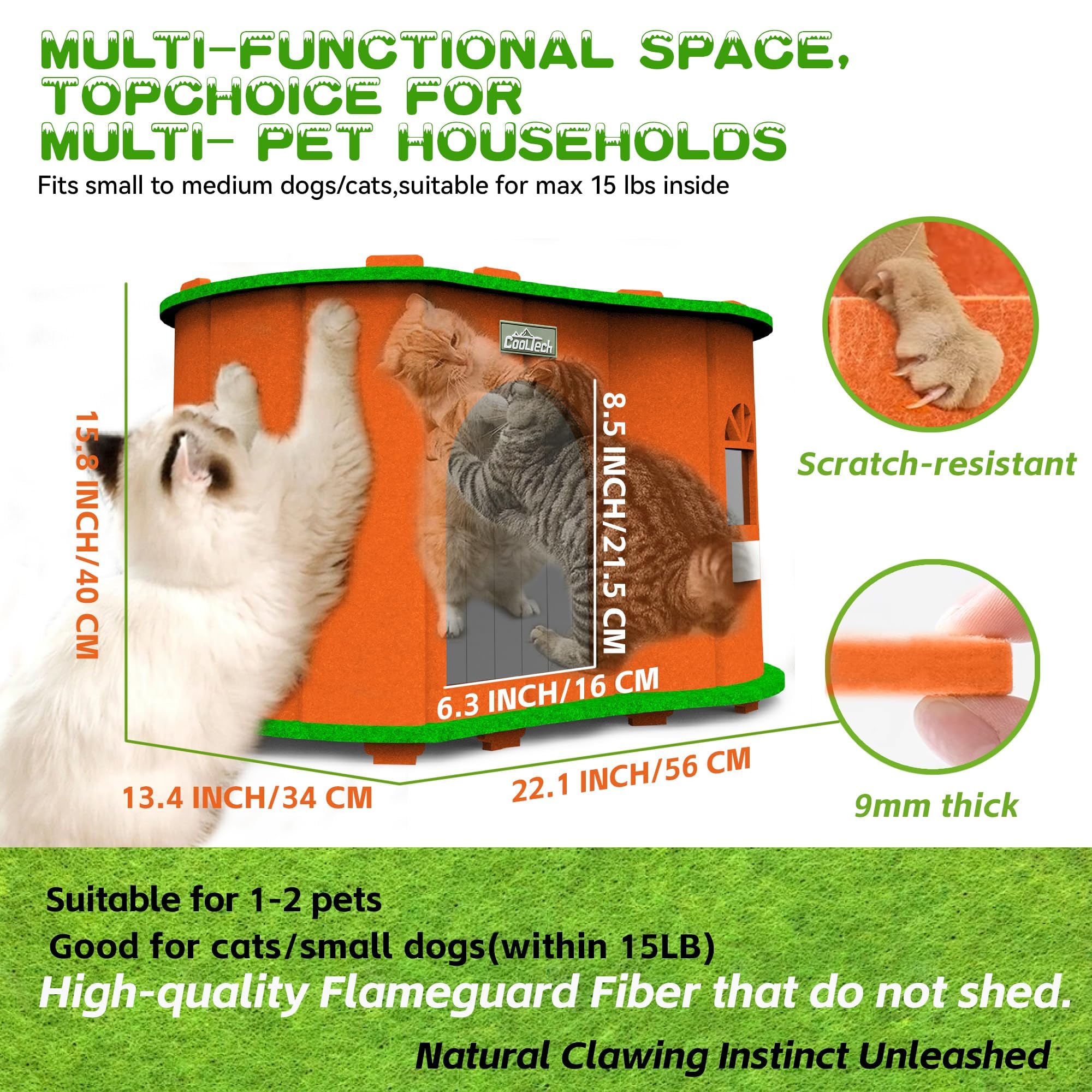 CooL Tech Structure durable: adapté aux espaces semi-couverts