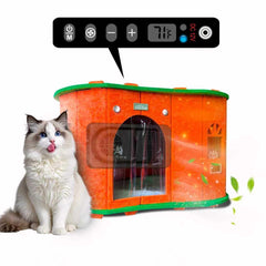 CooL Tech Maison-chat-chaleur hivernale: refuge douillet et sûr
