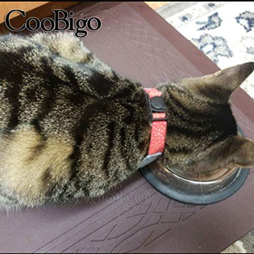 Dimensions exterieures: environ 33 x 17,5 mm, boucle tete-chat CooBigo