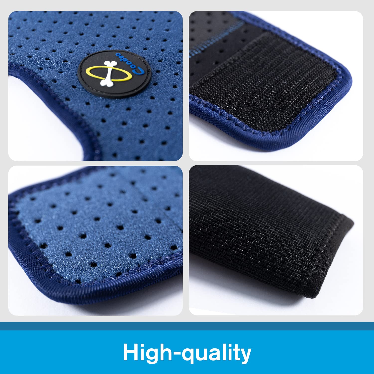 Utilisation quotidienne à domicile et en extérieur avec Coodeo pour chien bleu XL.