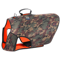 Coodeo Veste chien camouflage, face pour dissimulation et terrain varié.