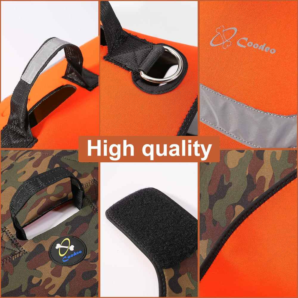 Coodeo Veste chien pour chasse sur terrain varié.