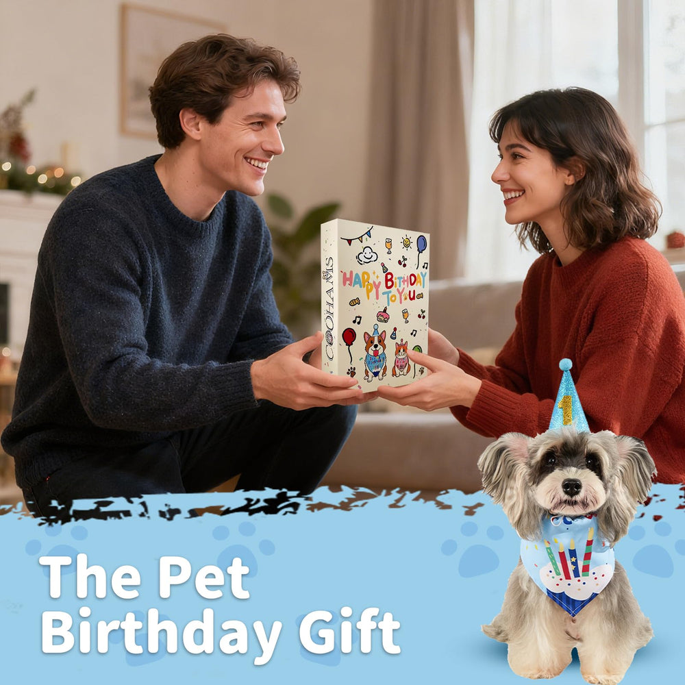 COOHAMS Boîte cadeau prête à offrir, idéal pour les propriétaires d'animaux.