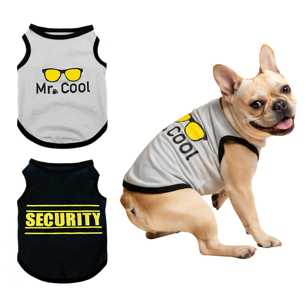 COOHAMS maillot chien gris Mr. Cool – confort quotidien et style décontracté.