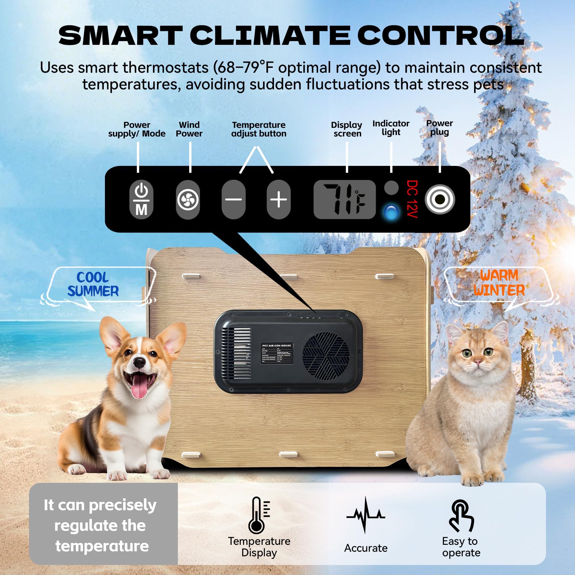 CooL Tech Ventilation-ete-amelioree, garde votre animal au frais lors des journées chaudes.