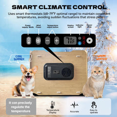 CooL Tech Ventilation-ete-amelioree, garde votre animal au frais lors des journées chaudes.