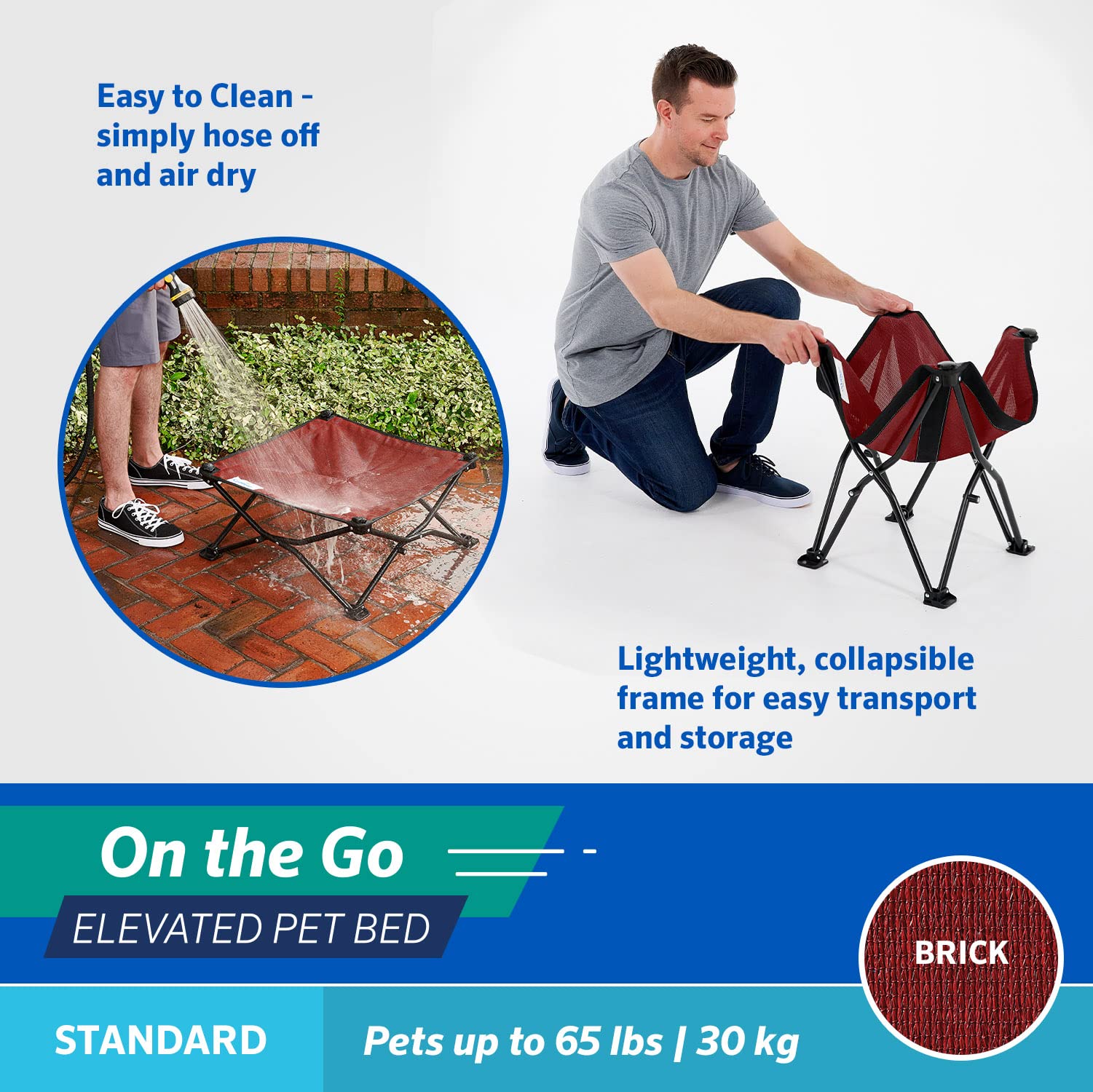Coolaroo lit-elevation-confort-exterieur, parfait pour sorties en plein air.
