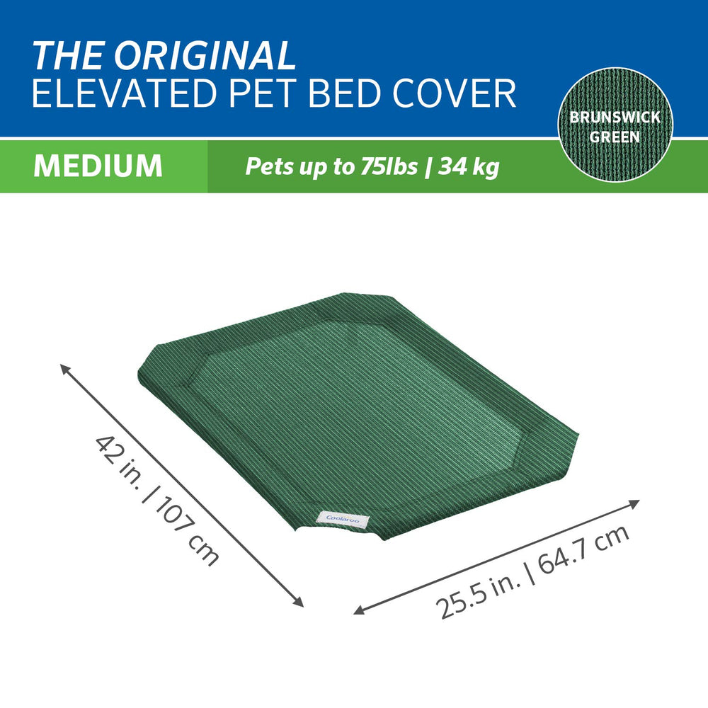 Housse Coolaroo Brunswick Green moyenne, nettoyage facile, pour un espace de repos propre.