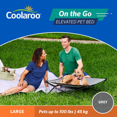Coolaroo On-The-Go lit pour chien bed surélevé, confort sur surfaces chaudes.