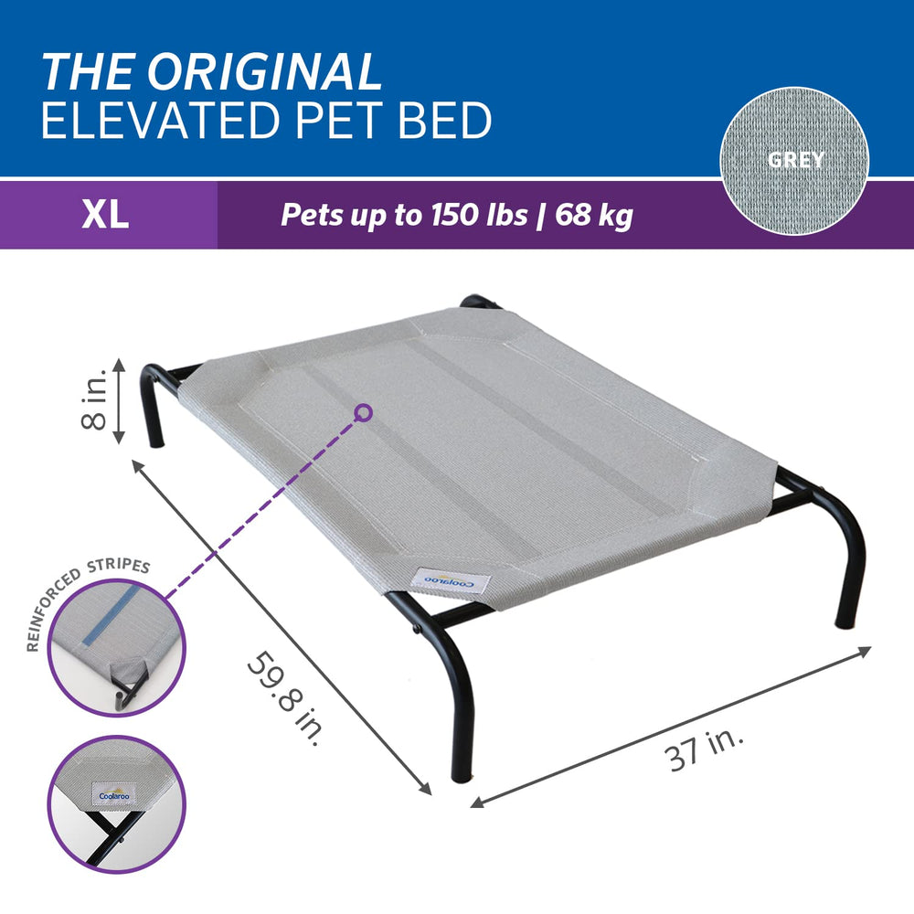 Coolaroo Original lit-chien-eleve-utilisation-interieur-exterieur: utilisable en intérieur et en extérieur.