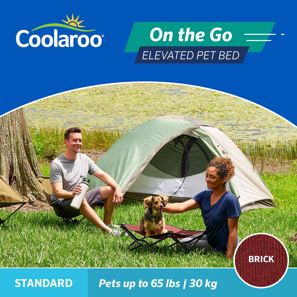 Coolaroo tissu-respirant-circulation-d-air-360 assure une fraîcheur autour du chien.