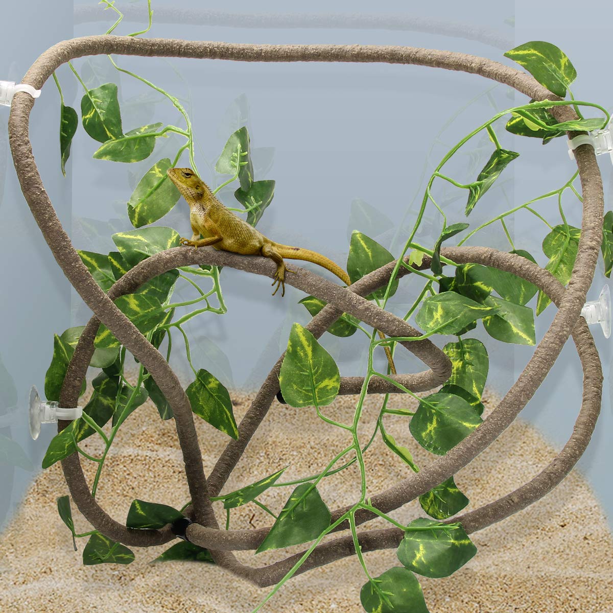 Coolrunner lianes-reptiles-8-pieds: liane réaliste pour habitat naturel.