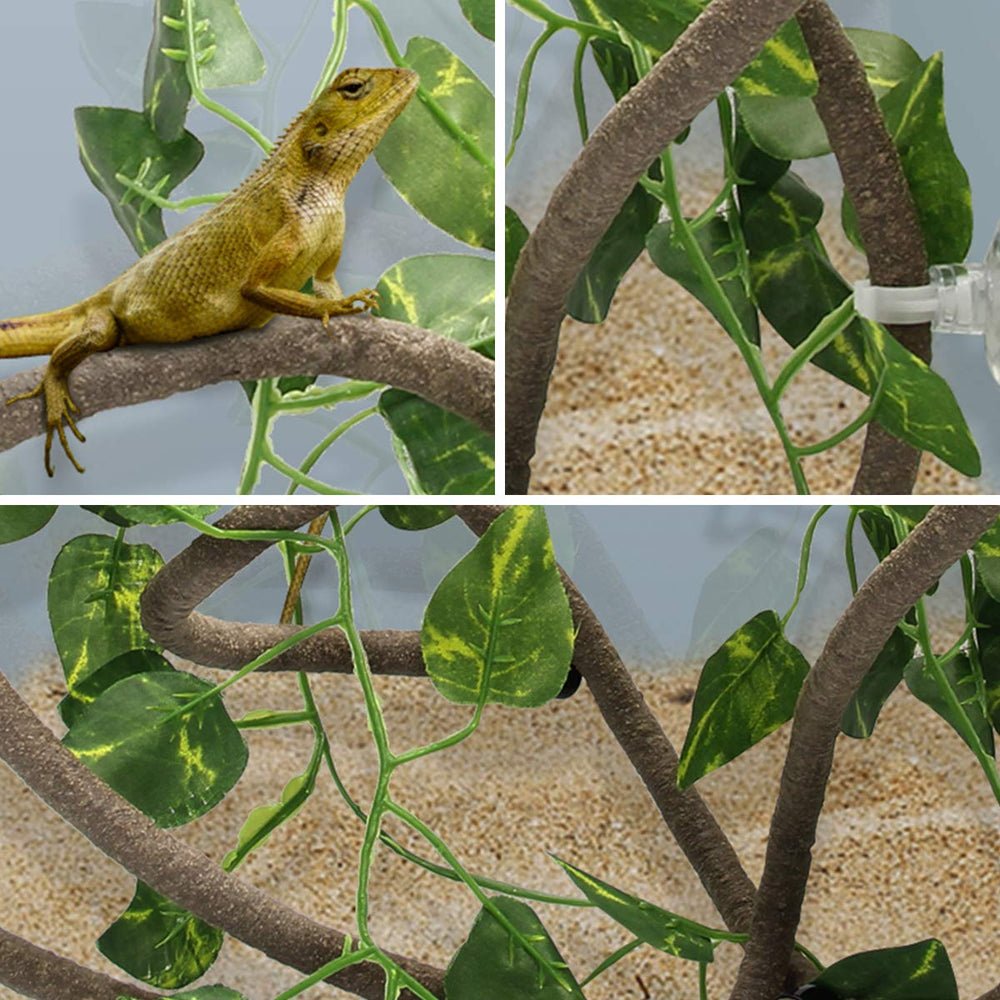 Coolrunner reptile-grimpant-liane: surface rugueuse facilitant l'escalade et le repos.