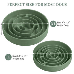 Coomazy bol labyrinthe, ralentit l'alimentation et encourage un repas plus réfléchi.