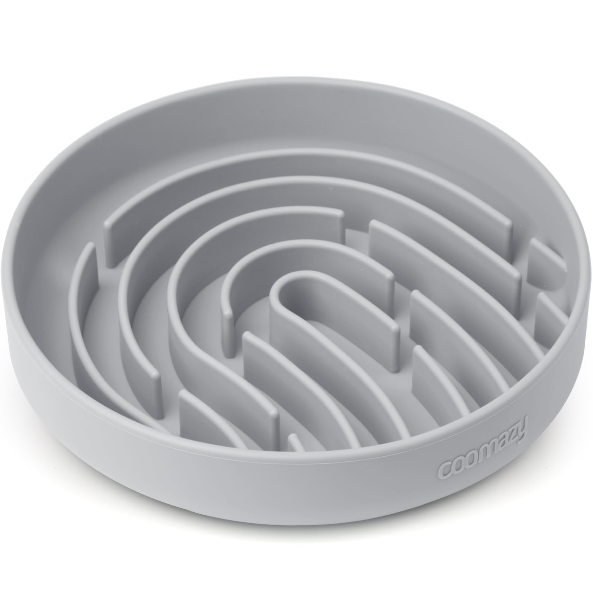 Bol Coomazy lent avec labyrinthe et empreinte, ralentit les repas et stimule l’esprit.