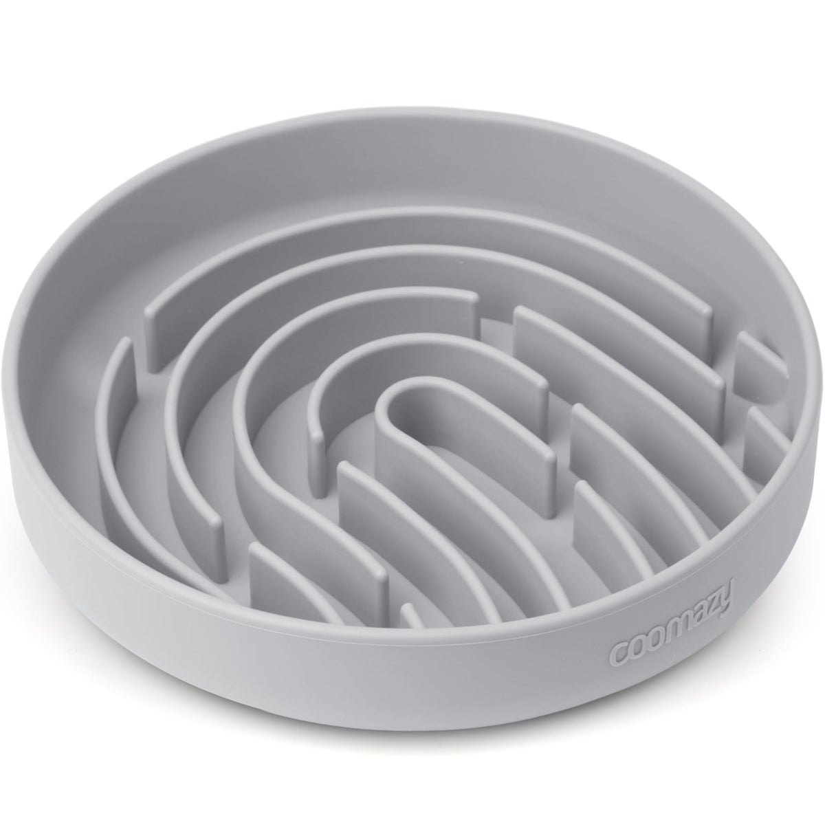 Bol Coomazy lent avec labyrinthe et empreinte, ralentit les repas et stimule l’esprit.