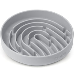 Bol Coomazy lent avec labyrinthe et empreinte, ralentit les repas et stimule l’esprit.