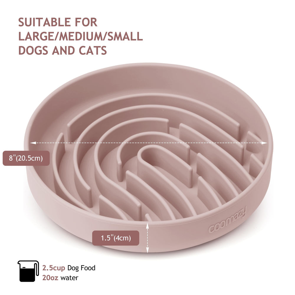 Coomazy bol en silicone lavable au lave-vaisselle pour un nettoyage facile.