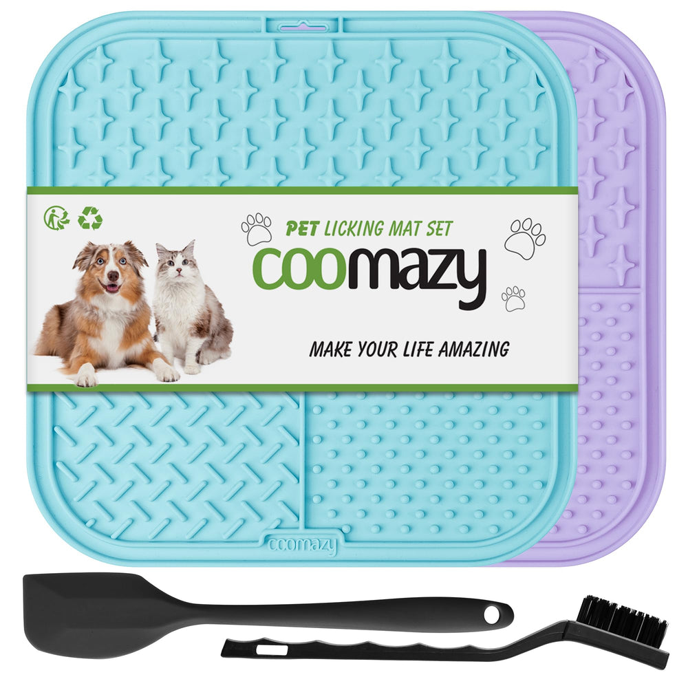 Coomazy tapis de léchage sur carrelage avec ventouses pour fixation fiable