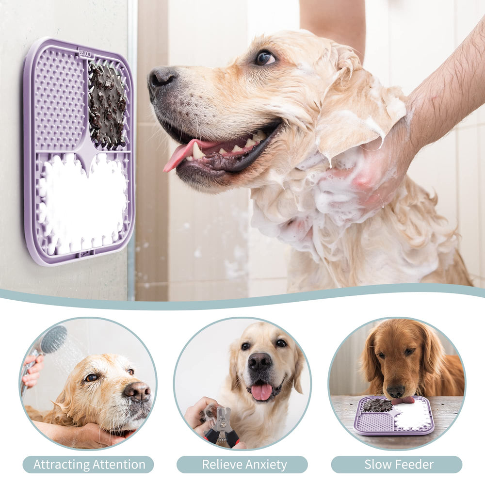 Coomazy tapis de léchage avec ventouses solides sur surface lisse
