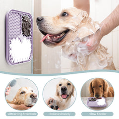 Coomazy tapis de léchage avec ventouses solides sur surface lisse
