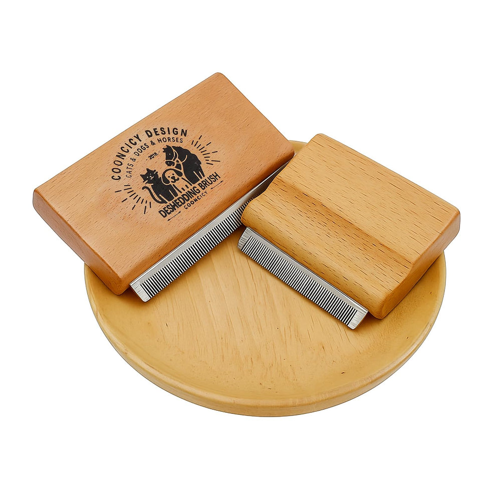 Brosse Cooncicy durable: bois et acier inoxydable.