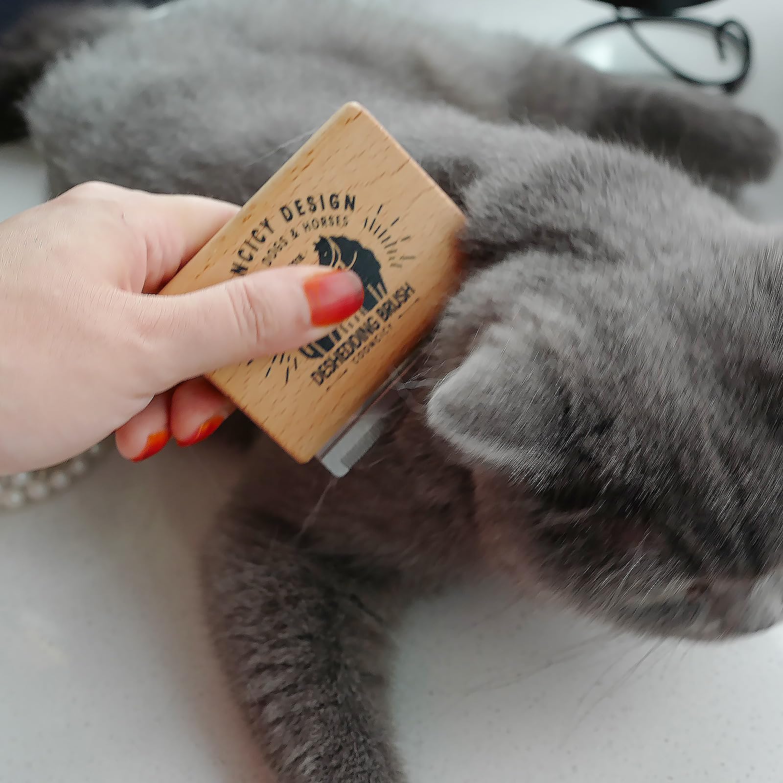 Idéal pour lapins, Cooncicy retire les poils sans stress.