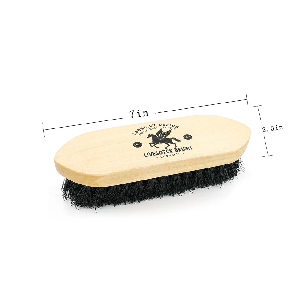 Brosse Cooncicy dimensions 18 cm sur 5,8 cm, prise en main pratique